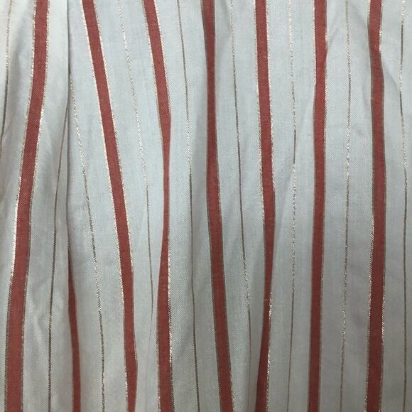 Onia Spanish Red Marie Dress Red & Metallic Stipe NEW - Picture 3 of 7